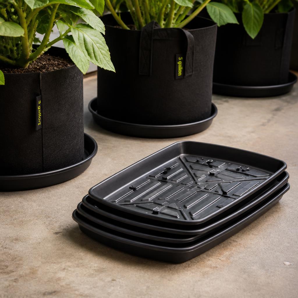 Pot Drip Trays (4-Pack)