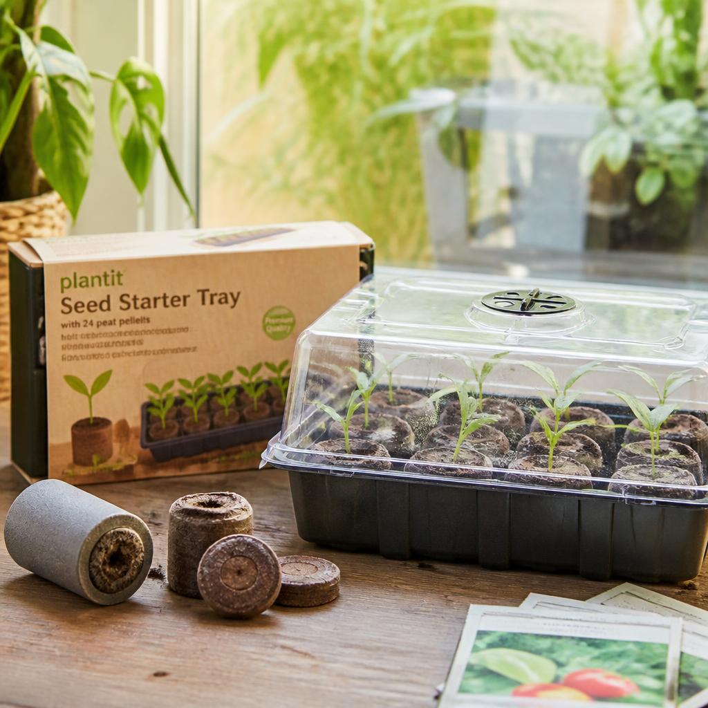 Germination Starter Kit (Dome, Tray, Plugs, Cups)