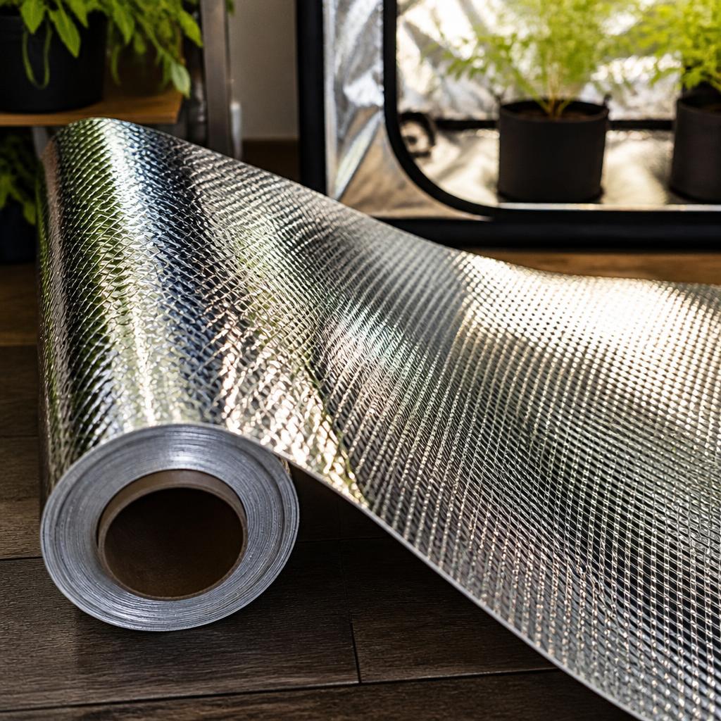 Reflective Mylar Film + Foil Tape (50 ft)