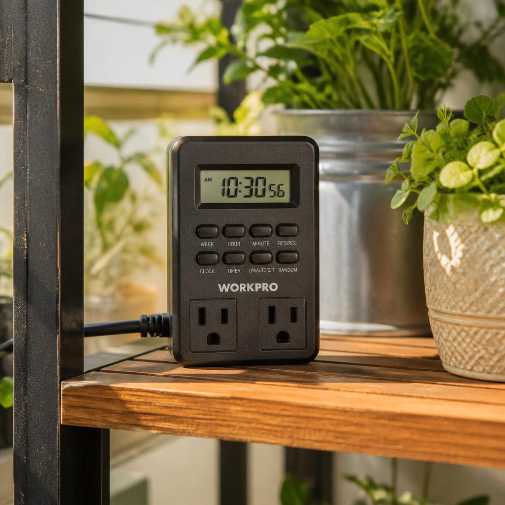 Digital Light Timer (Dual Outlet)